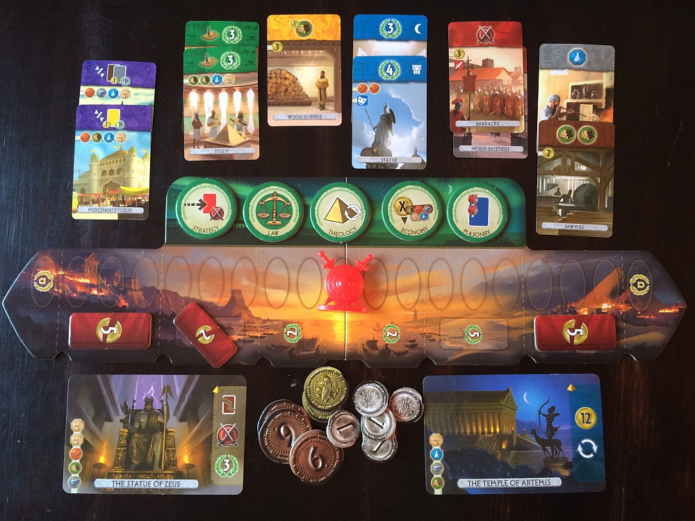 7 Wonders: Duel Review - Board Game Quest