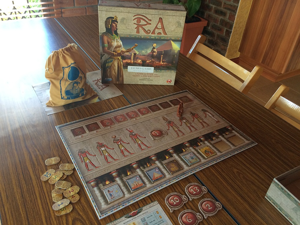Ra Review| Board Game Review| Cardboard Quest
