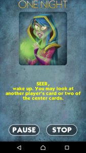 The Seer on the app