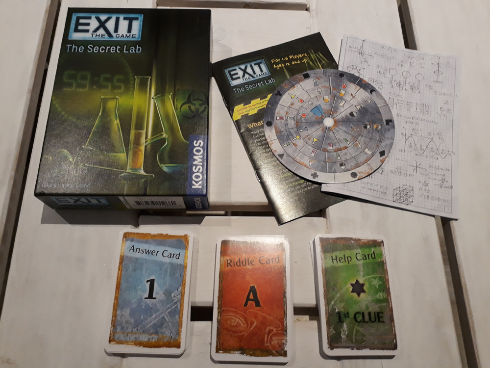 Exit the Room: The Secret Lab - Components